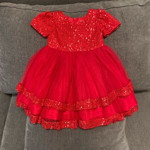Christmas Dress Toddler Girl NEW